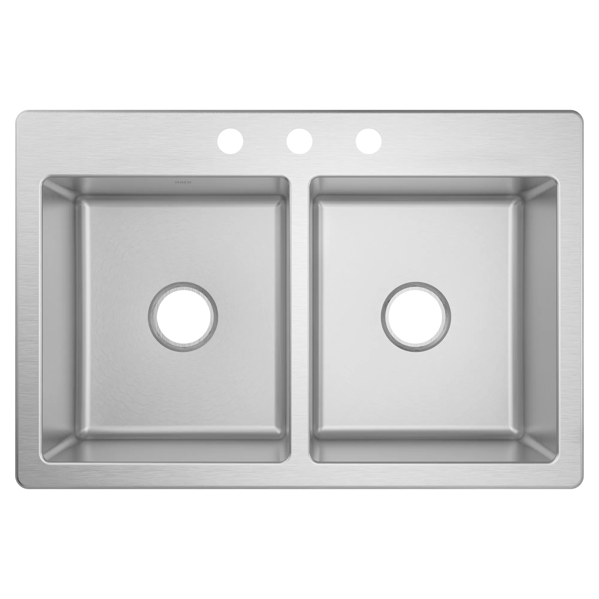 Prep 33 Steel Drop-In Double Bowl Sink - Image 2