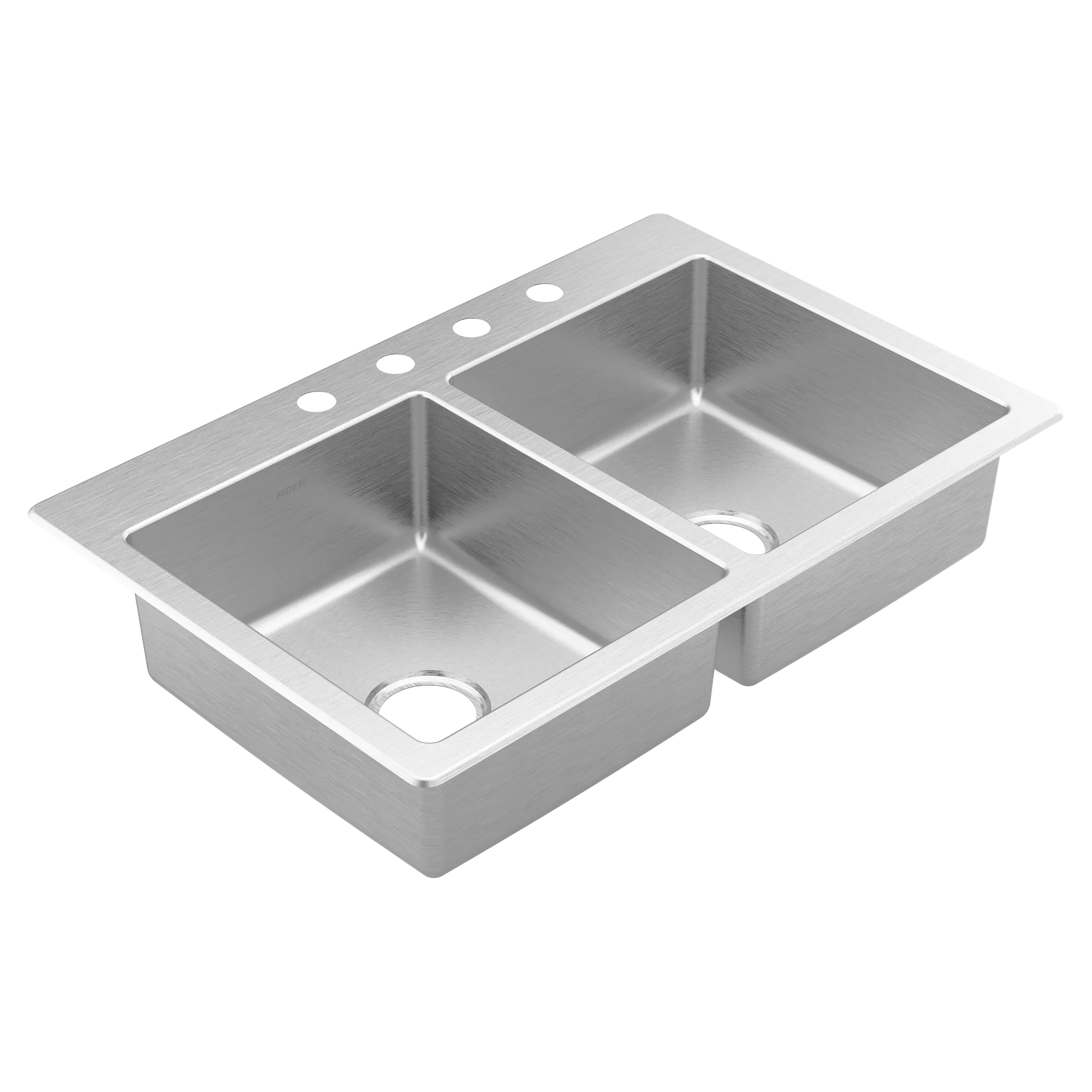 Prep 33 Steel Drop-In Double Bowl Sink - Image 2