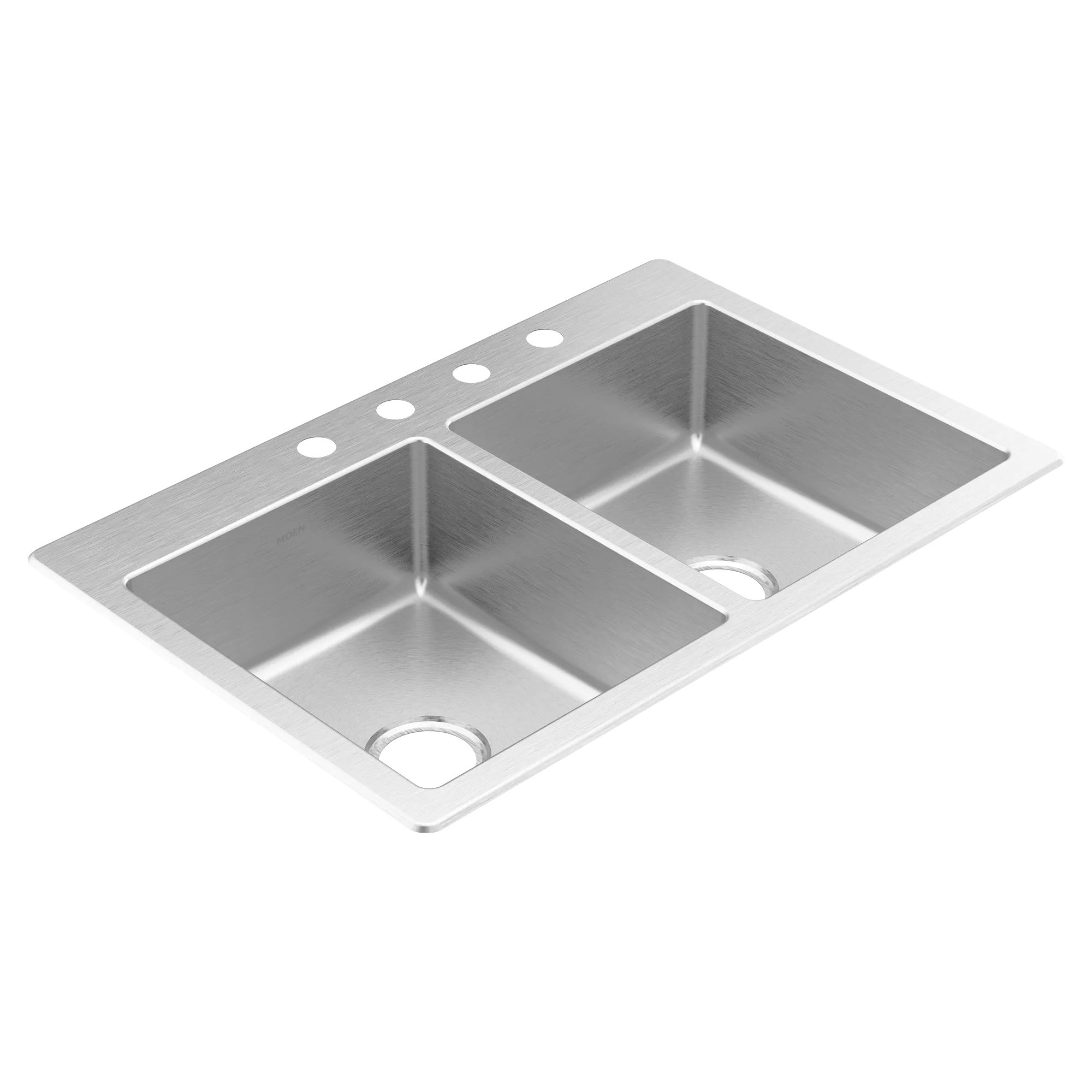 Prep 33 Steel Drop-In Double Bowl Sink - Image 4
