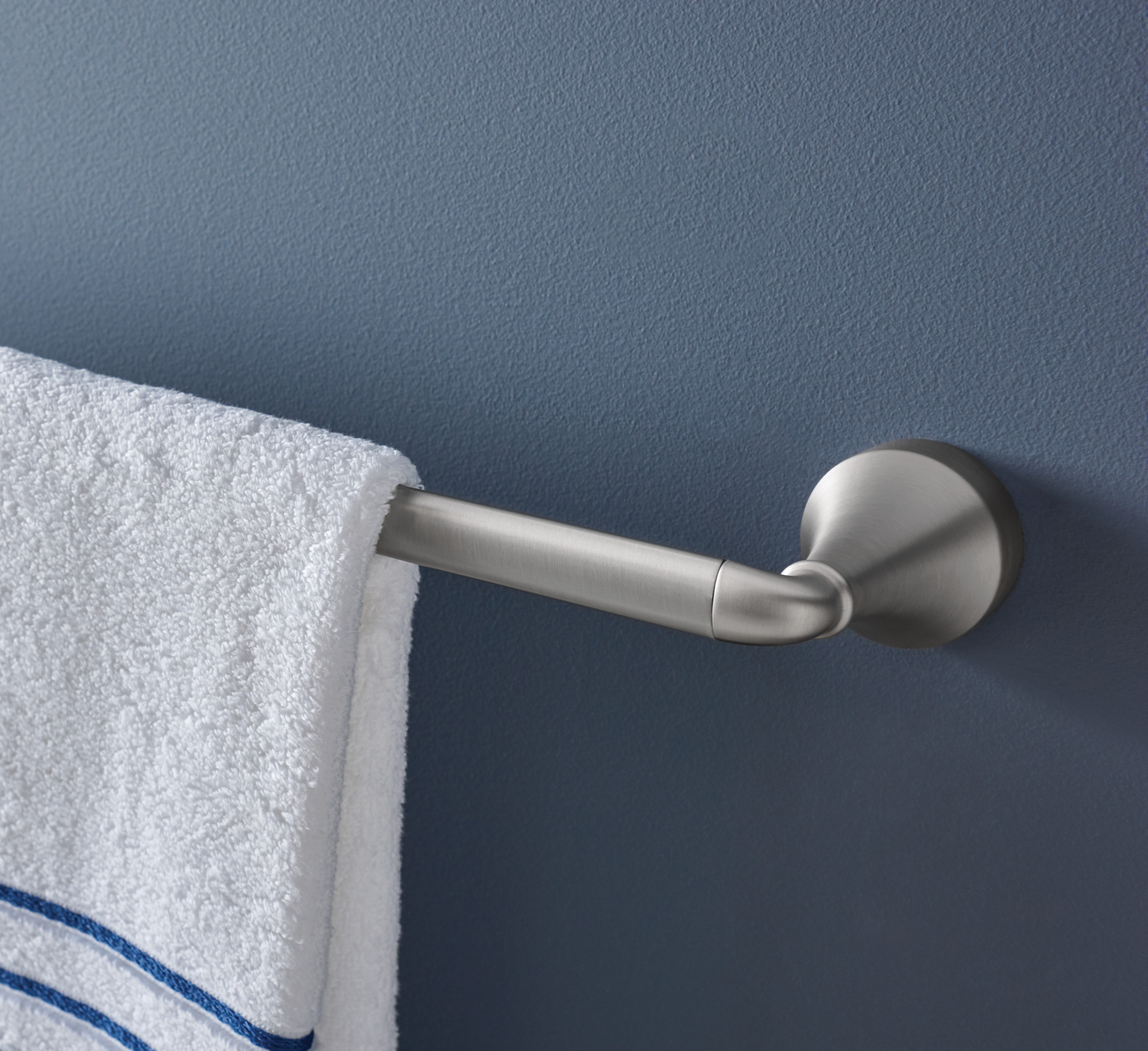 Hamden Spot resist brushed nickel 24 towel bar - Image 2