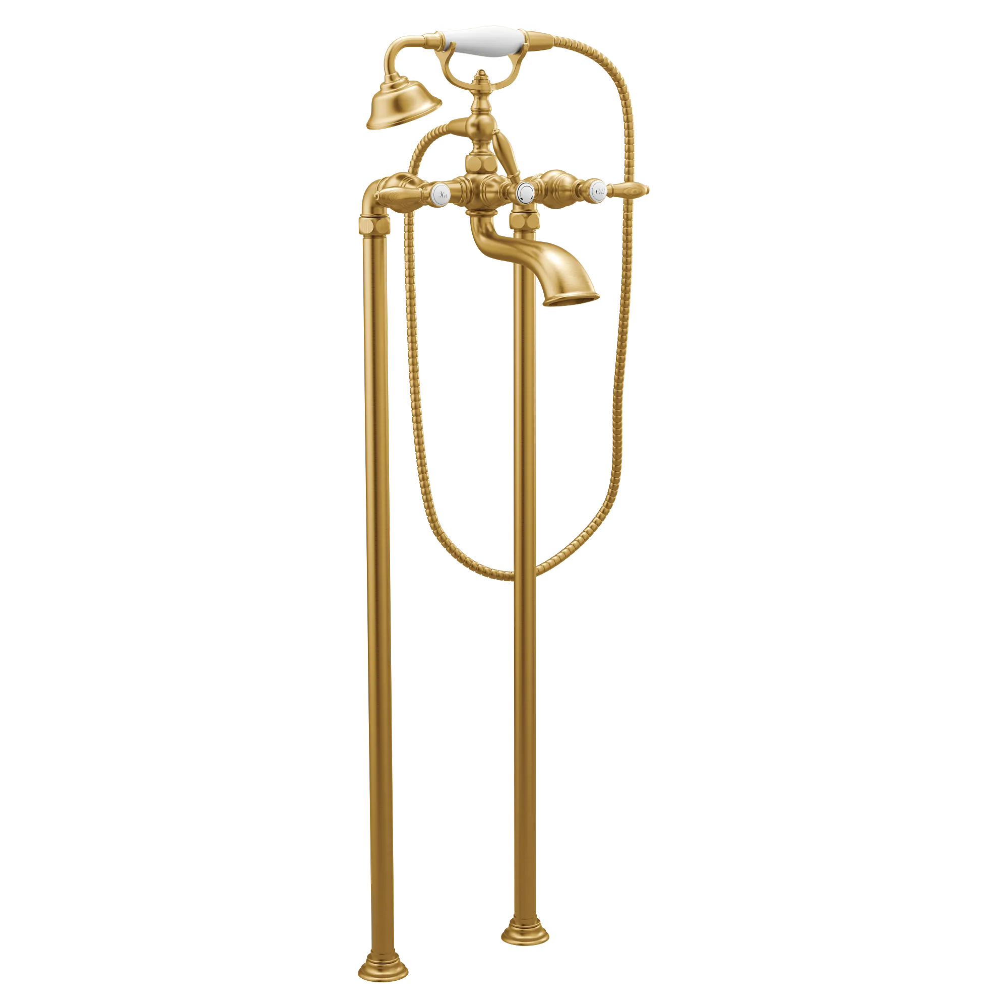 Weymouth Two-Handle Tub Filler Includes Hand Shower - Image 20