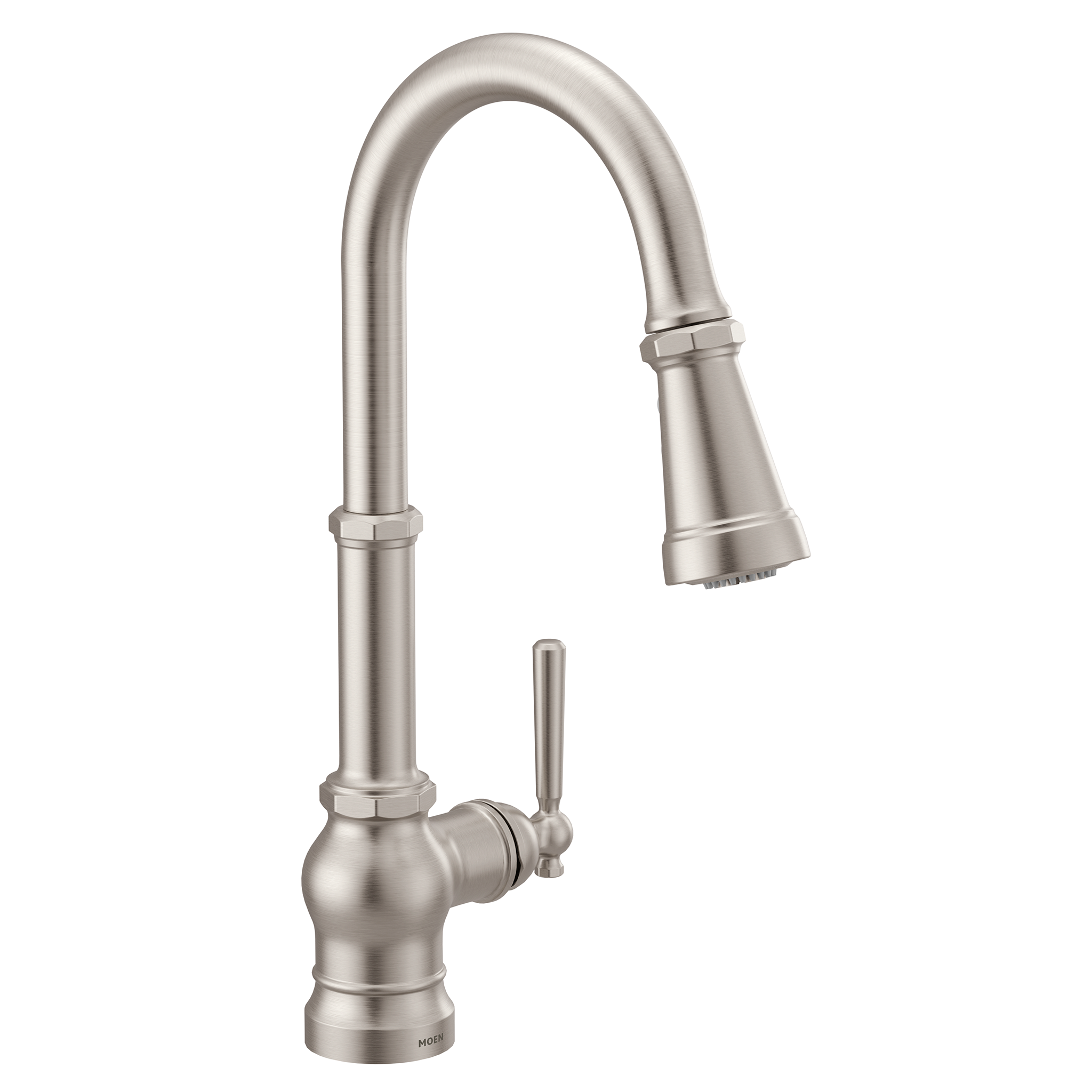 Paterson One-Handle High Arc Pulldown Kitchen Faucet - Image 17