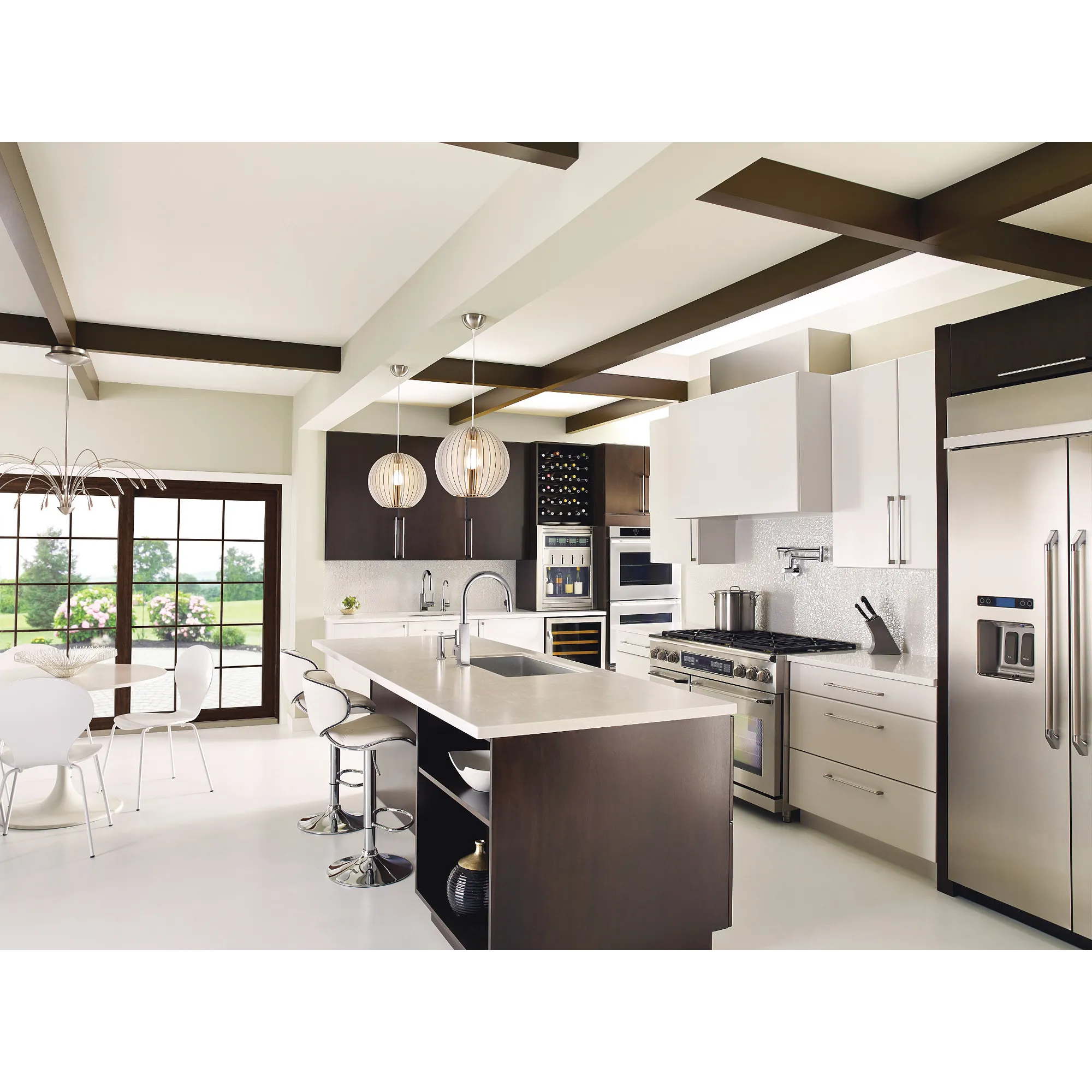 Modern One-Handle Pot Filler Kitchen Faucet - Image 4