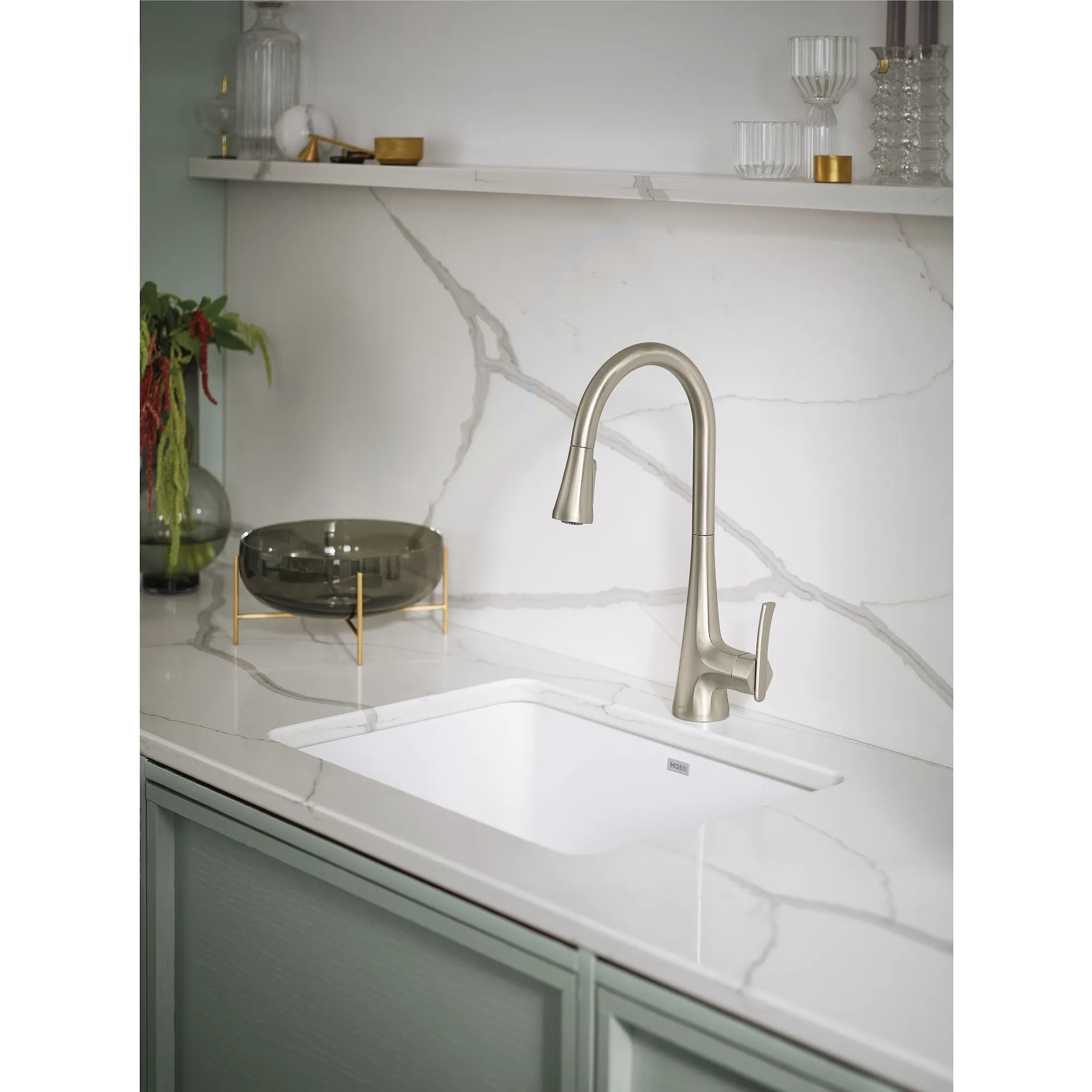 Sinema One-Handle High Arc Pulldown Kitchen Faucet - Image 24