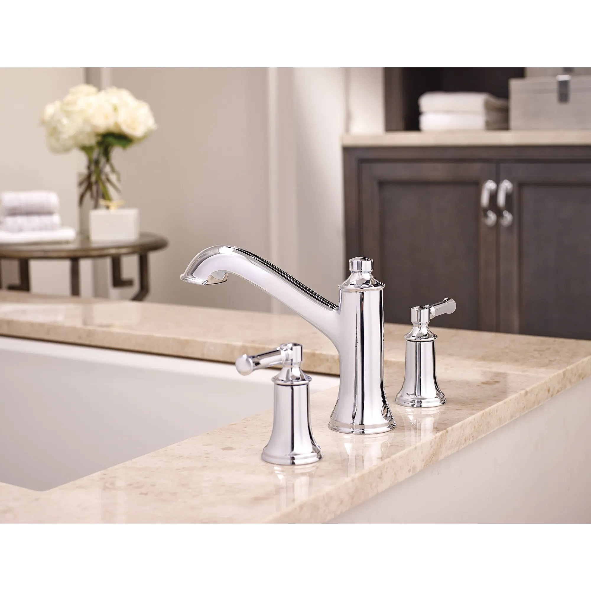 Dartmoor Two-Handle High Arc Roman Tub Faucet - Image 8