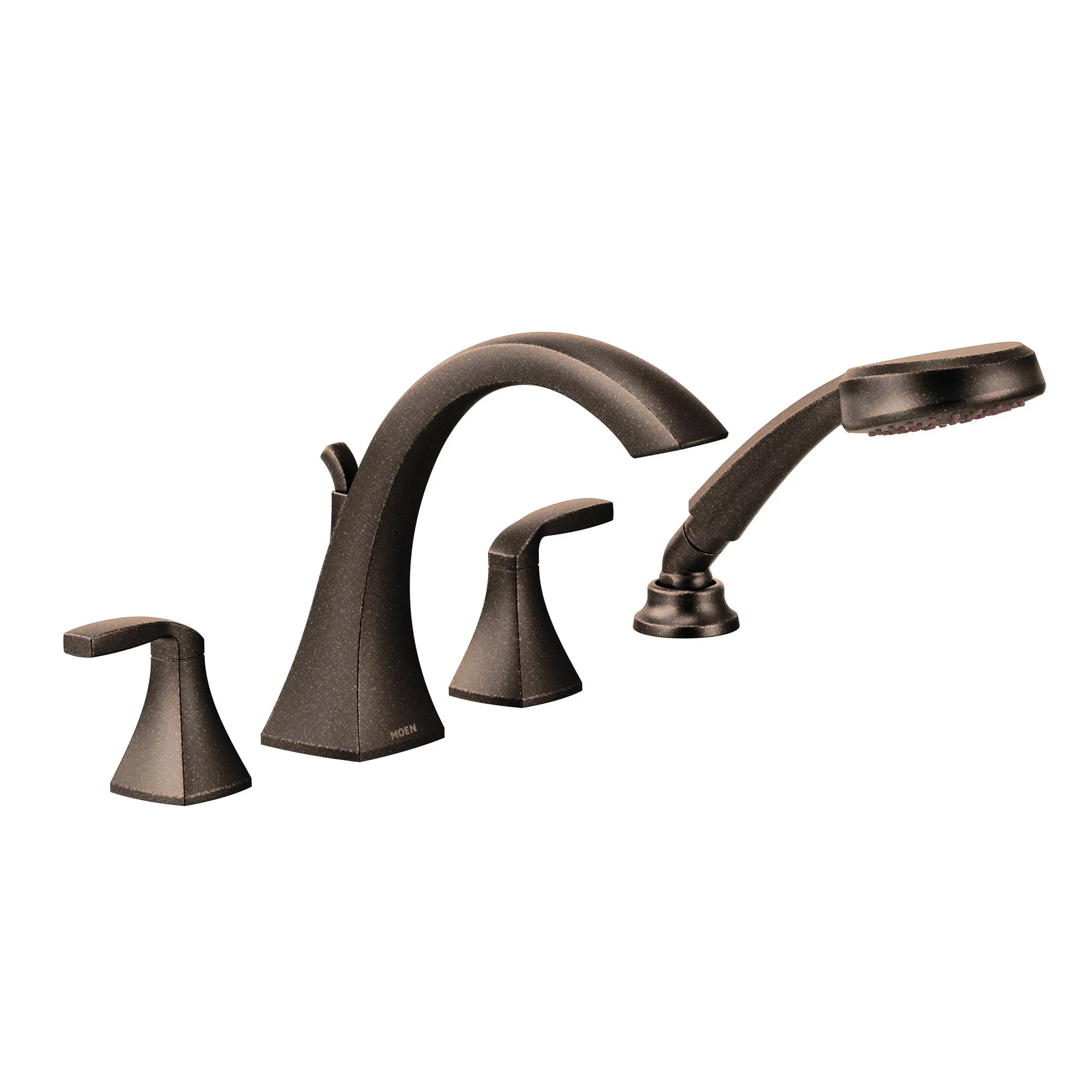 Voss Two-Handle High Arc Roman Tub Faucet Includes Hand Shower - Image 8