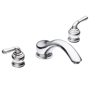 Monticello Two-Handle Low Arc Roman Tub Faucet