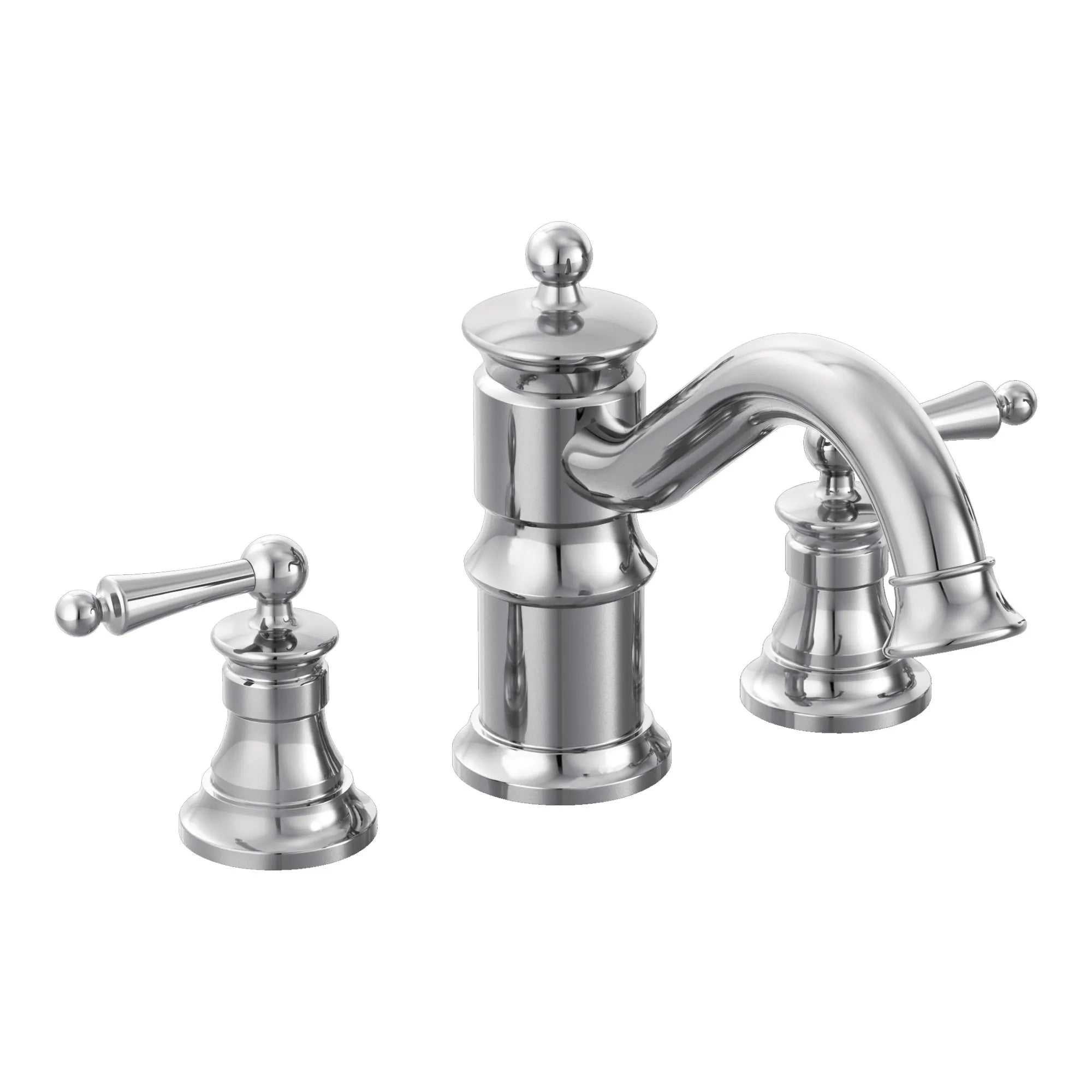 Waterhill Two-Handle High Arc Roman Tub Faucet - Image 2