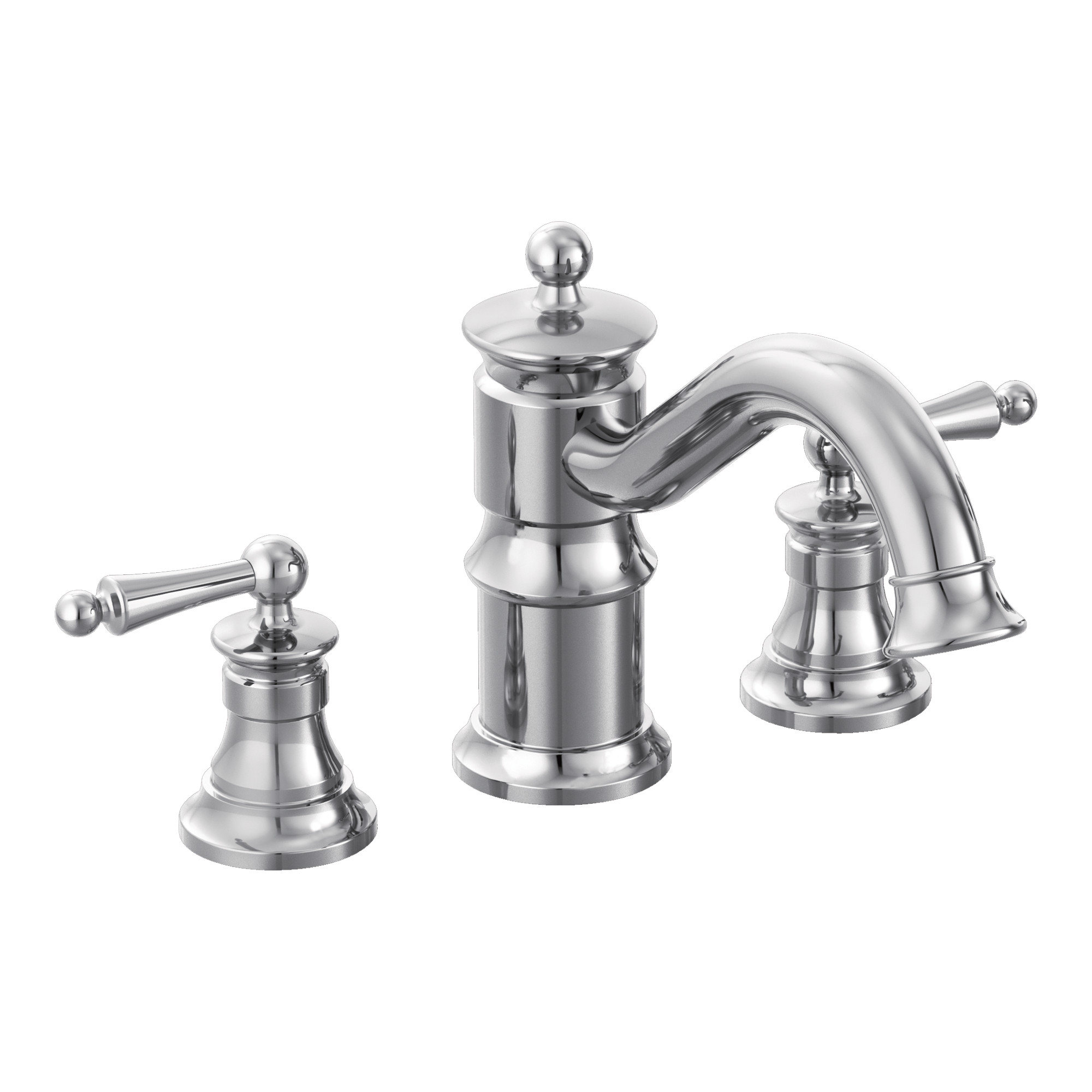 Waterhill Two-Handle High Arc Roman Tub Faucet