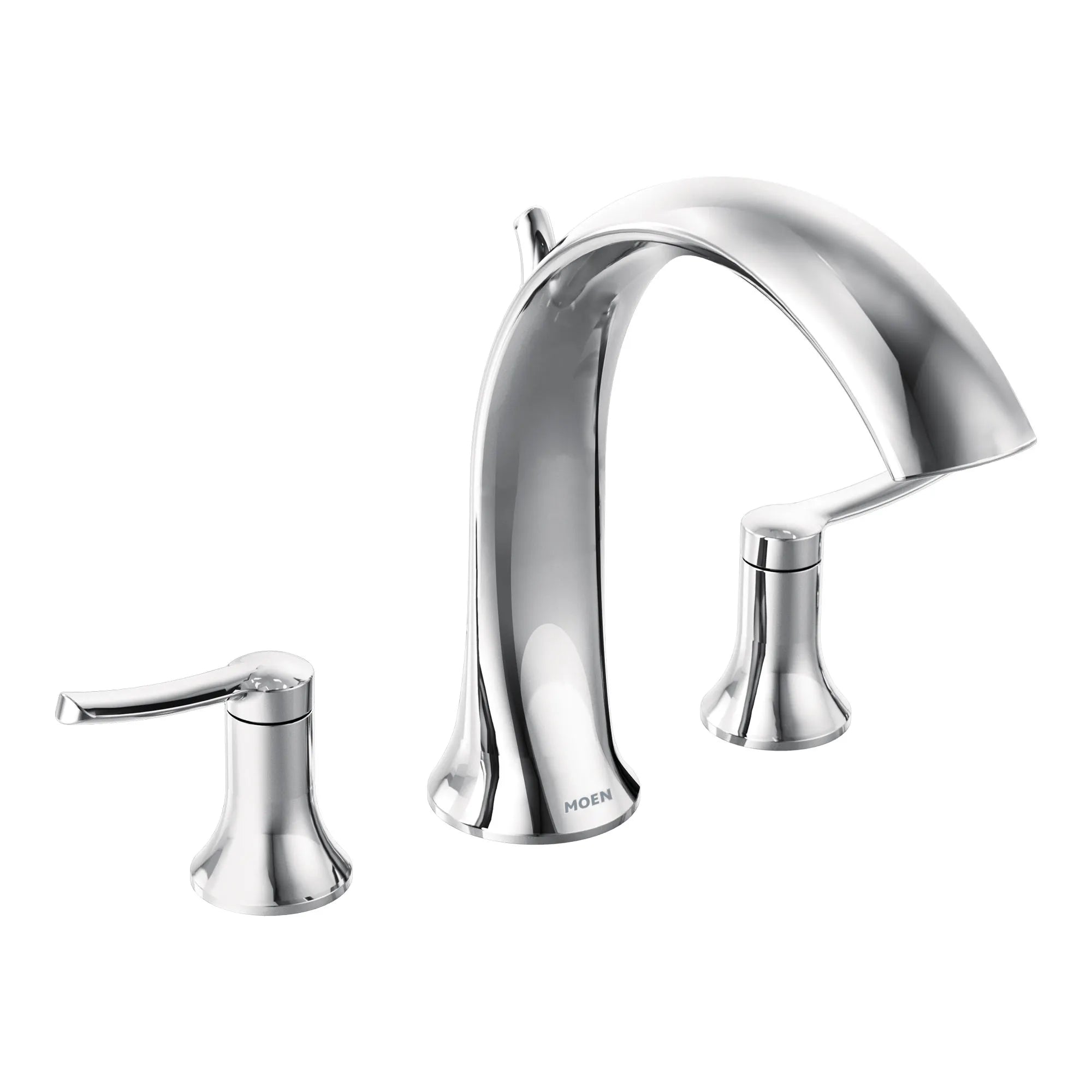 Fina Two-Handle High Arc Roman Tub Faucet - Image 2