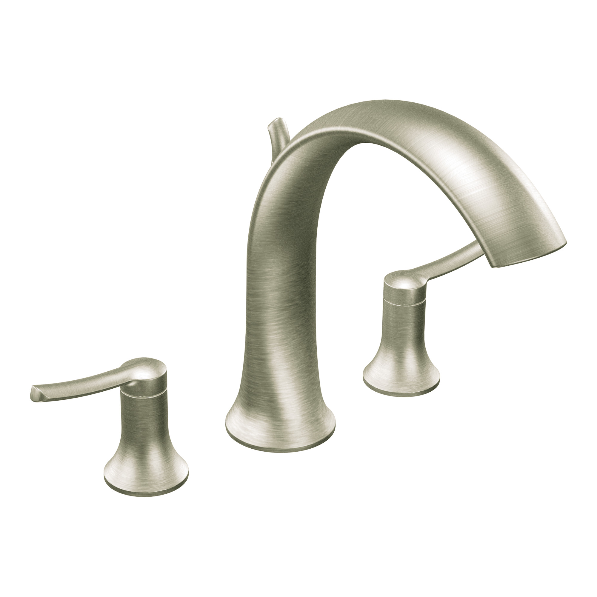 Fina Two-Handle High Arc Roman Tub Faucet - Image 3