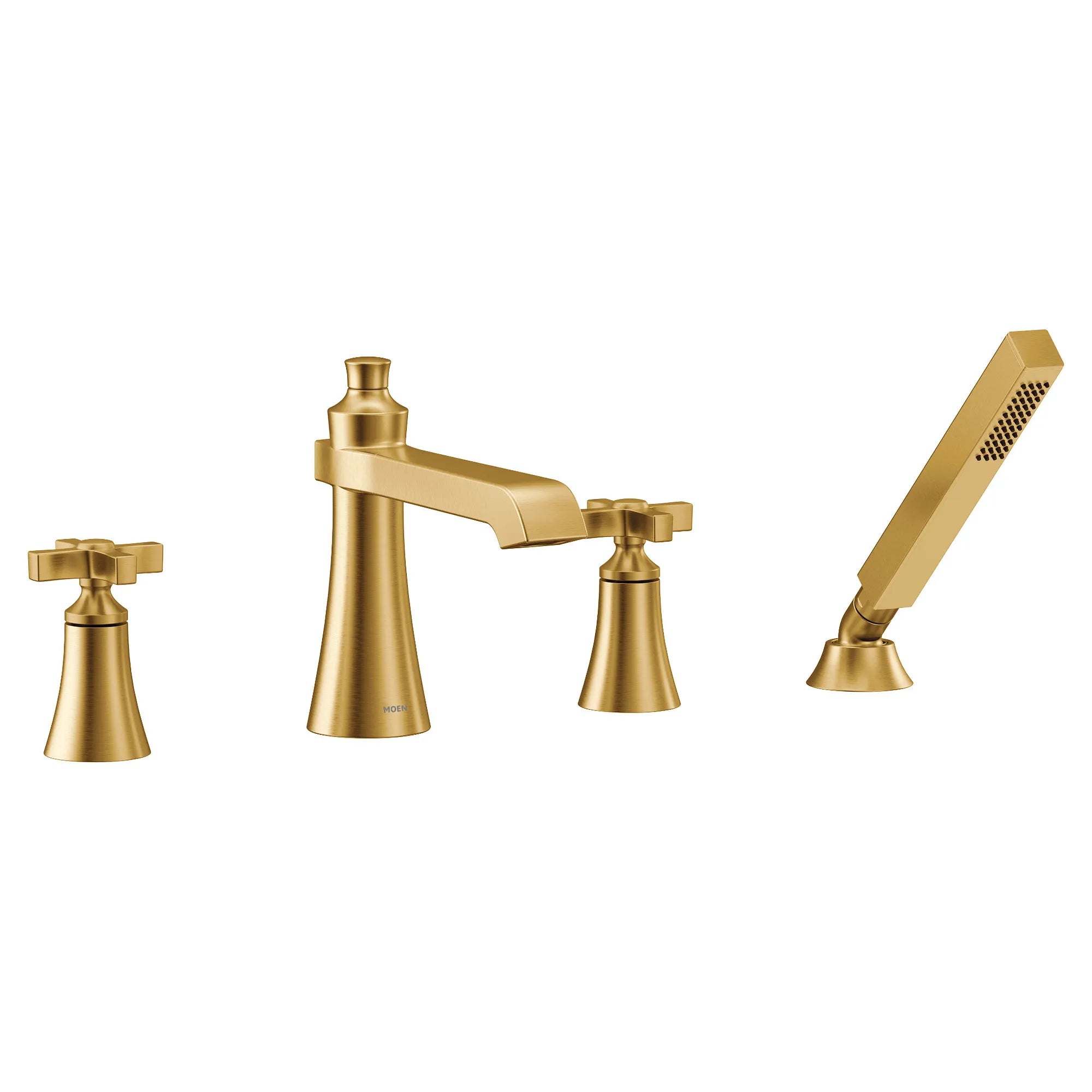 Flara Two-Handle High Arc Roman Tub Faucet - Image 8