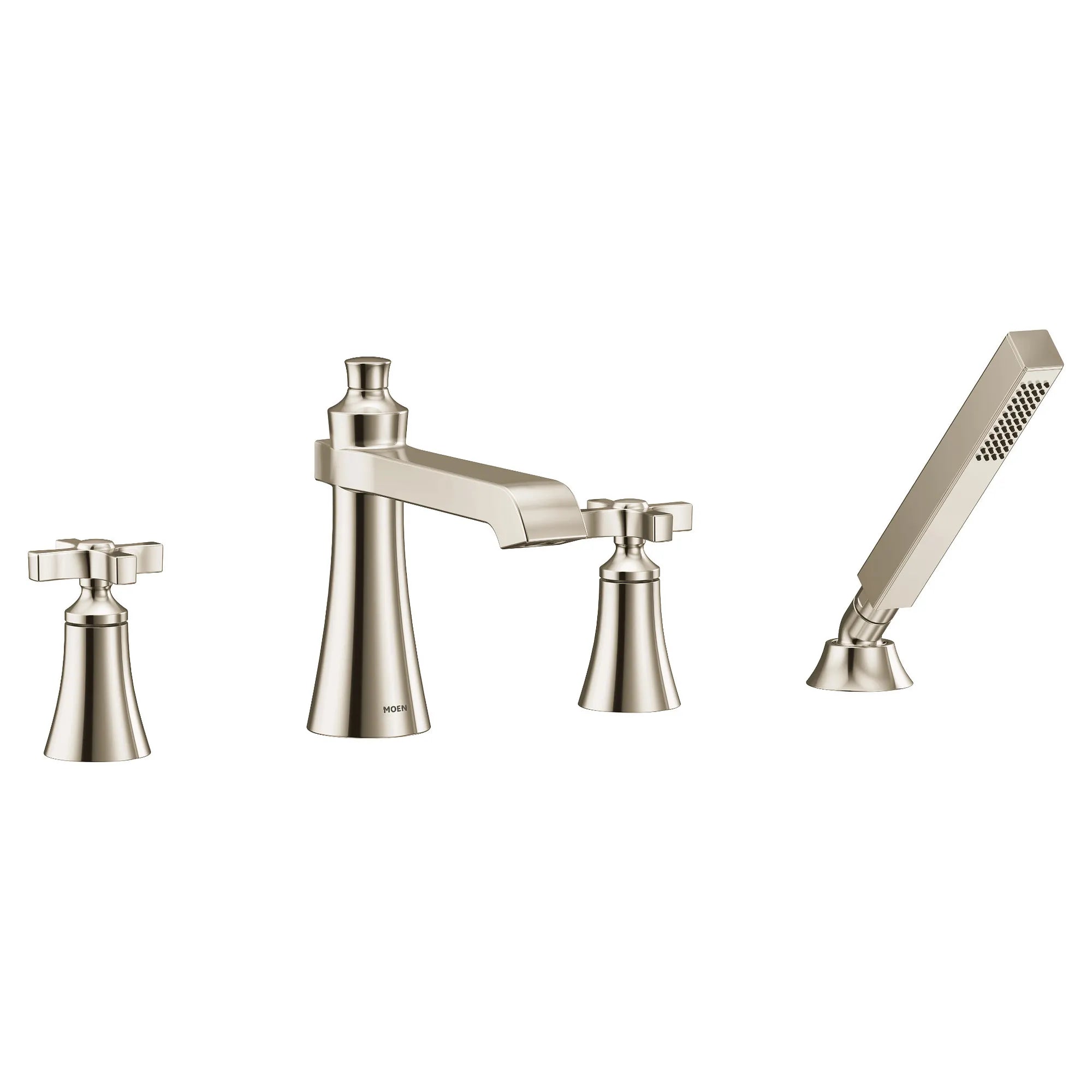 Flara Two-Handle High Arc Roman Tub Faucet - Image 4