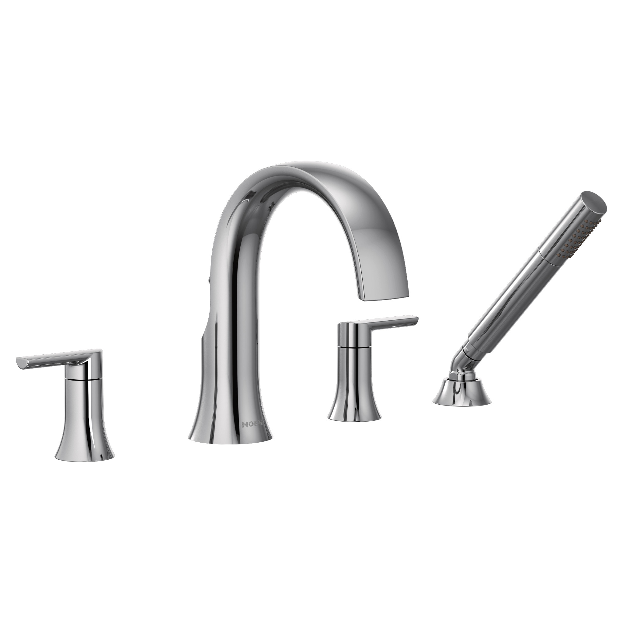 Doux Two-Handle Non-Diverter Roman Tub Faucet