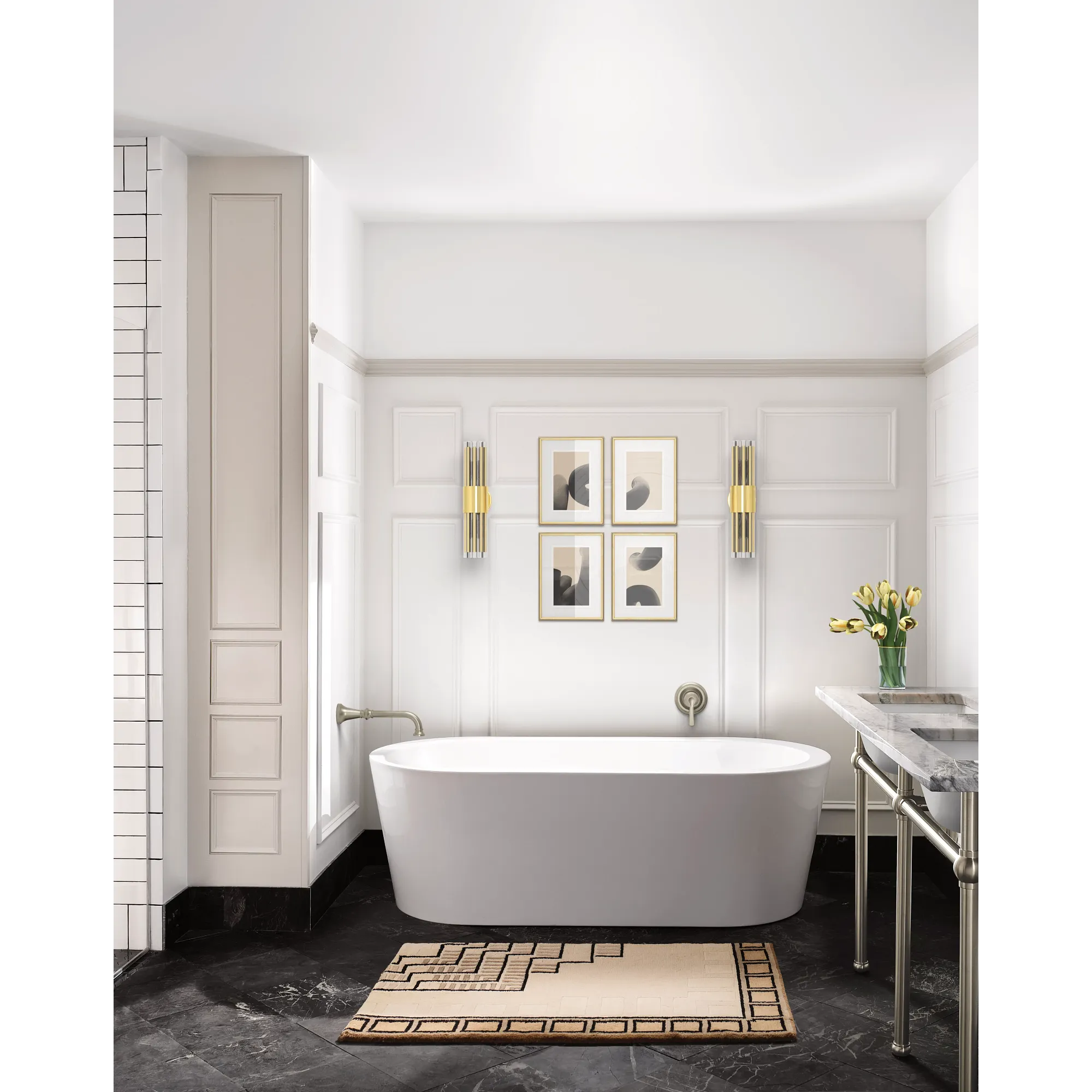 Colinet One-Handle Non Diverter Wallmount Tub Filler - Image 21