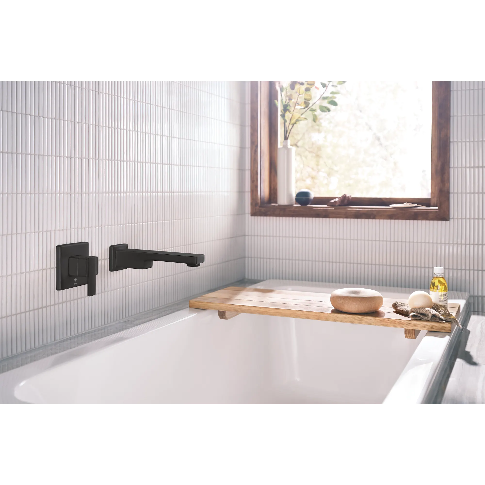 90 Degree One-Handle Non Diverter Wallmount Tub Filler - Image 4
