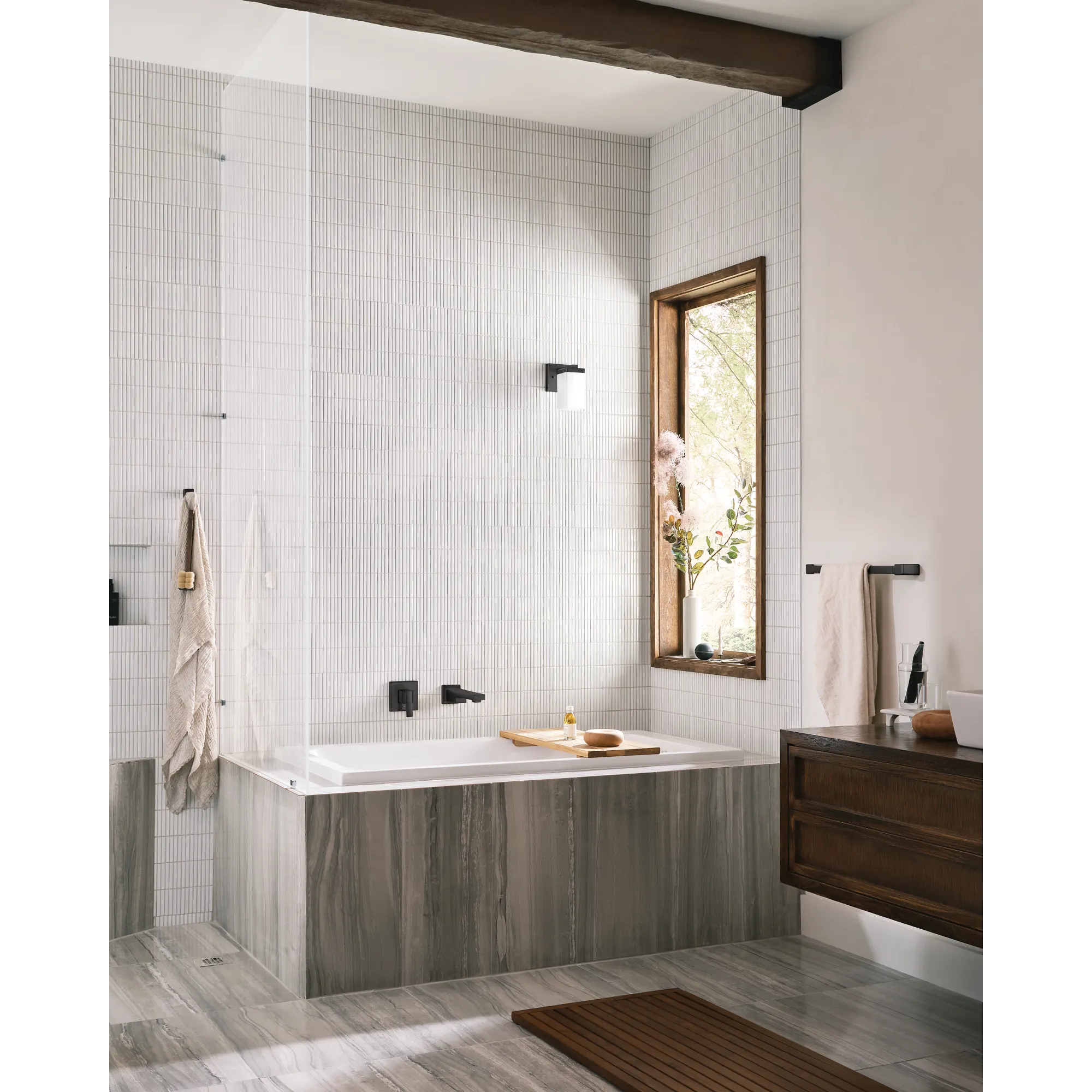 90 Degree One-Handle Non Diverter Wallmount Tub Filler - Image 10