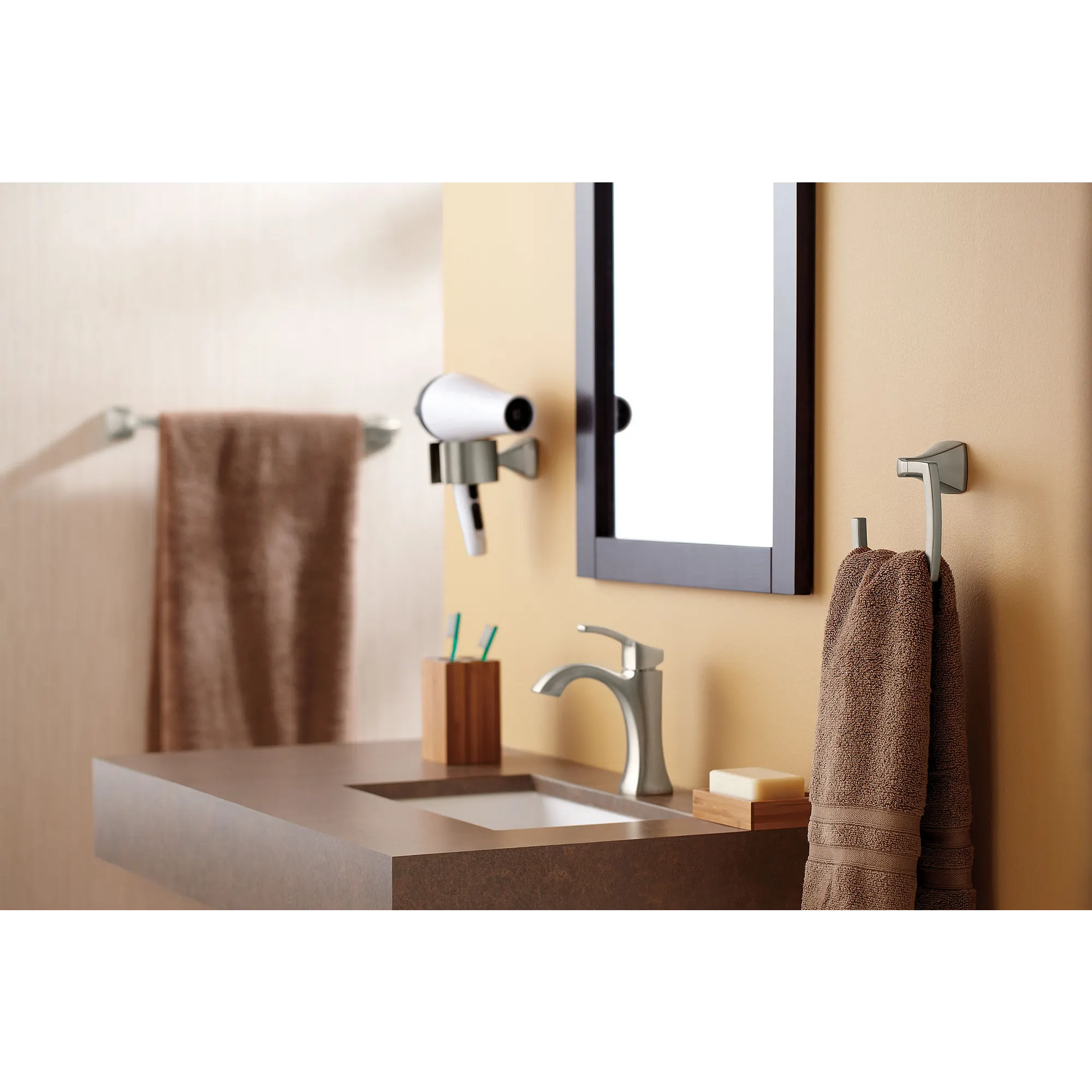 Voss Chrome Hair Dryer Holder - Image 9